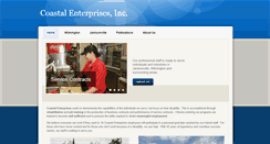 Desktop Screenshot of coastalenterprisesinc.org